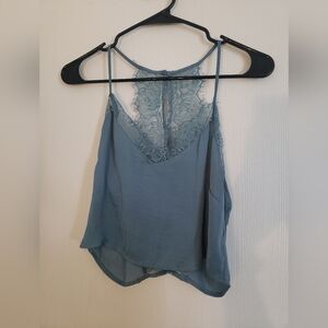 Blue cropped nightshirt